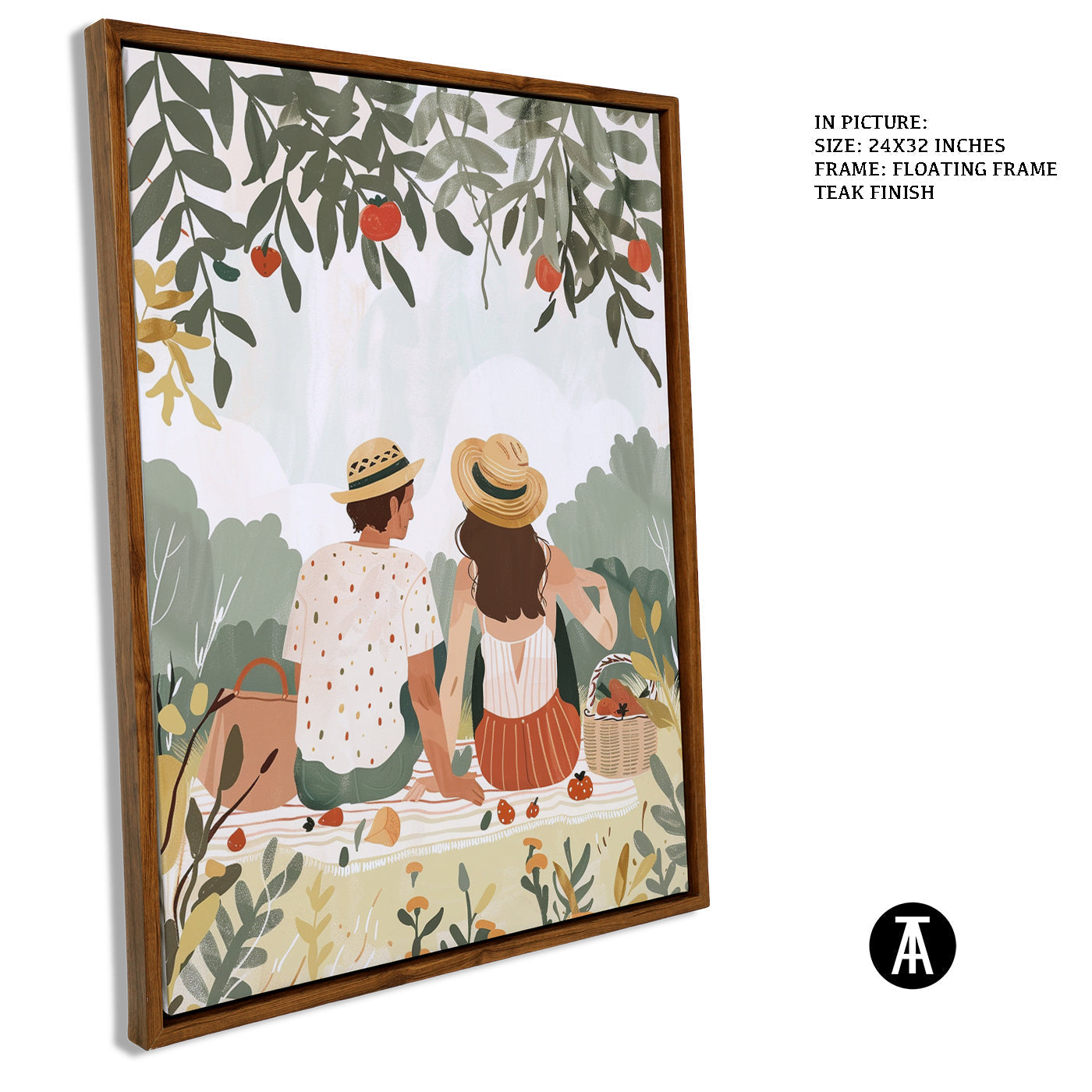Artwork in Floating Frame