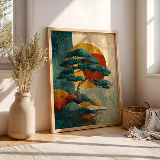 Japanese Painting in a Lifestyle Setting