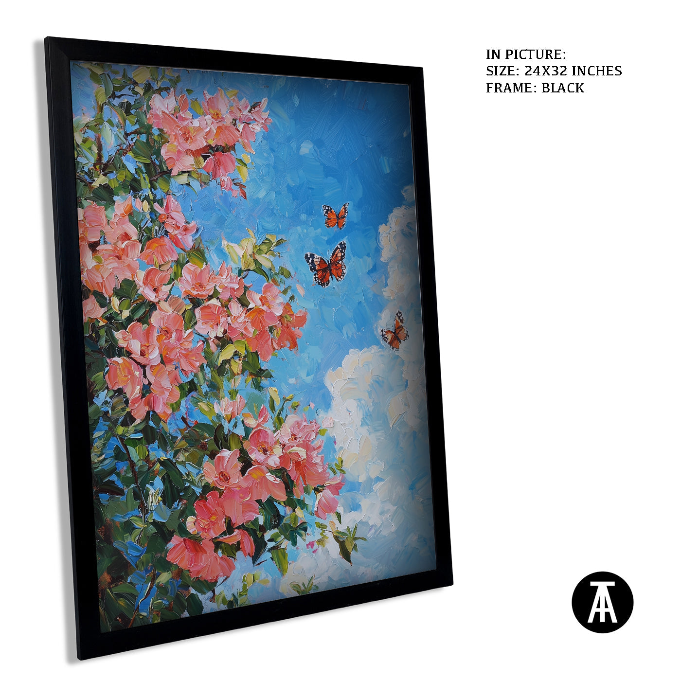 Artwork in Metal Earling Silver Frame