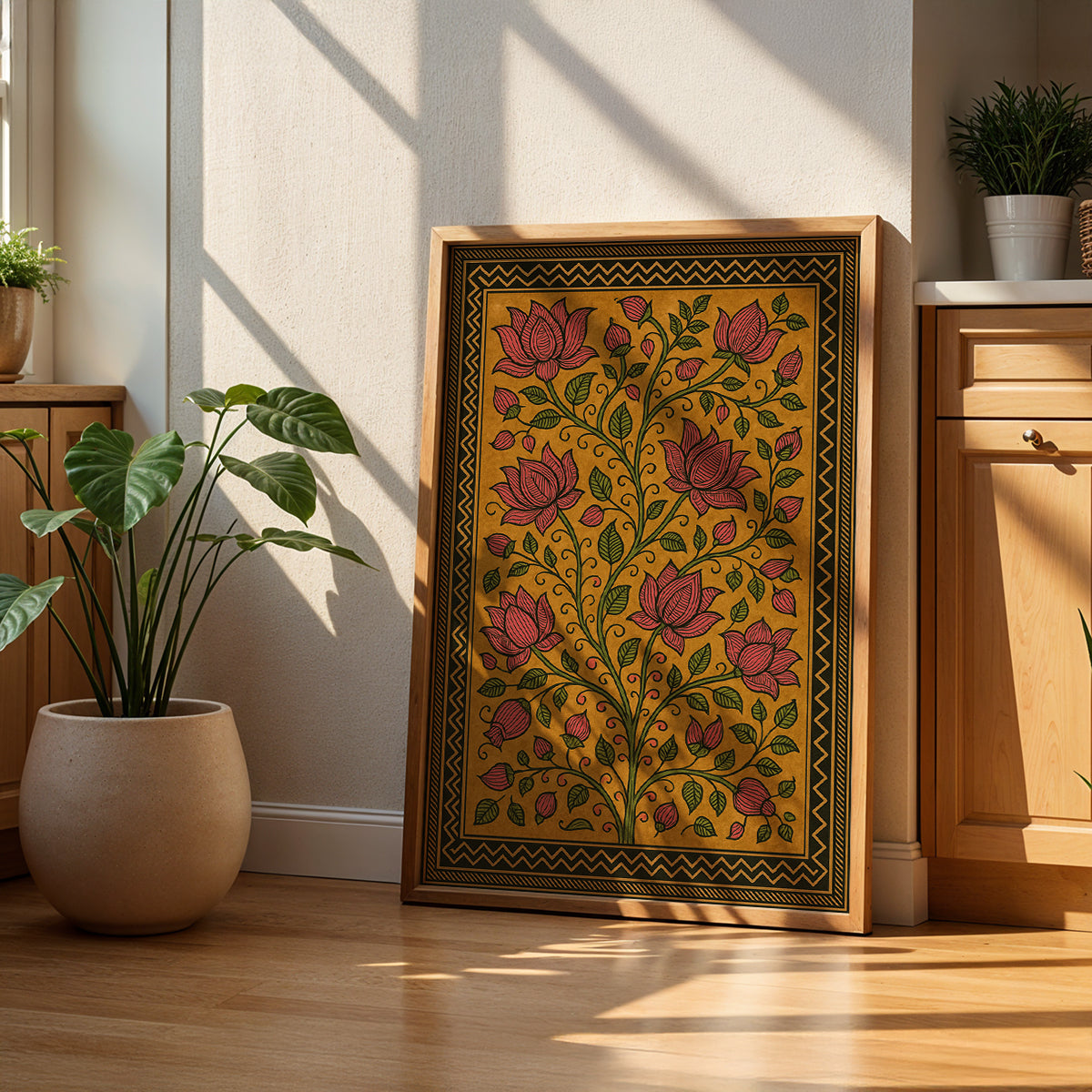 Heritage Indian Painting in a Lifestyle Setting