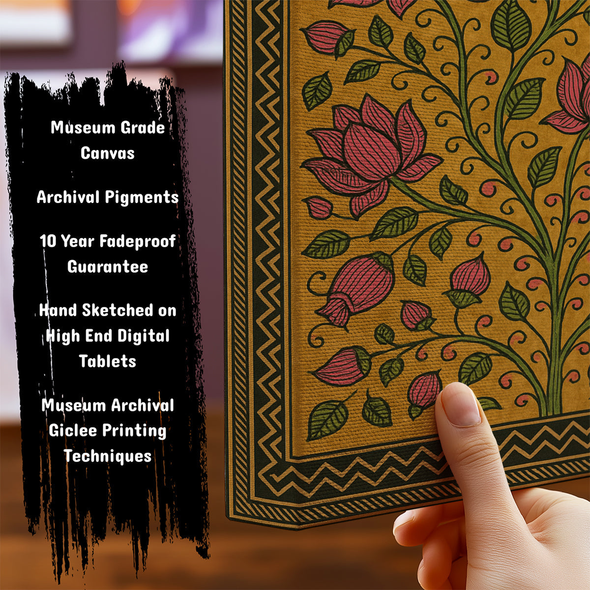 Information about Indian Art Canvas Art Print