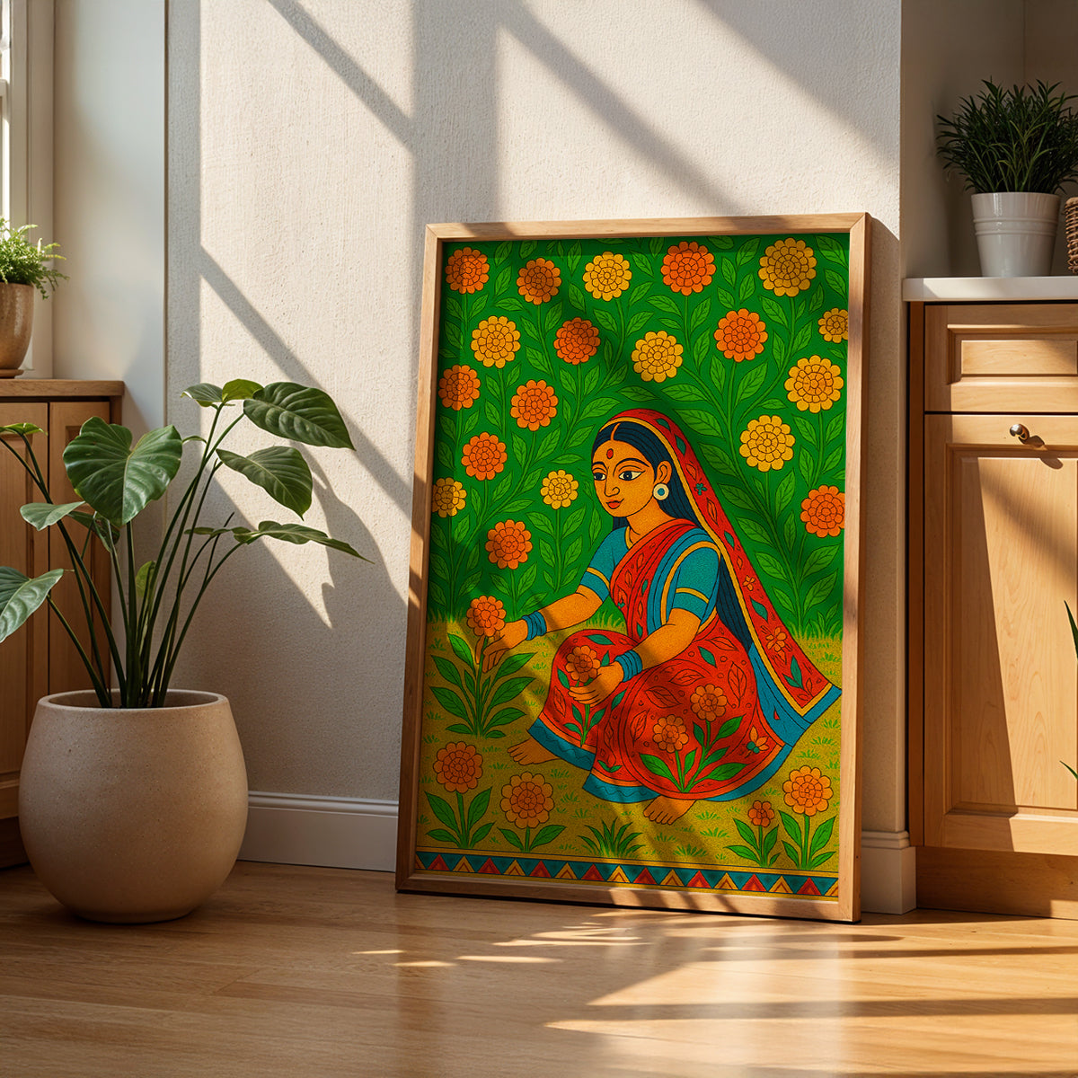 Heritage Indian Painting in a Lifestyle Setting