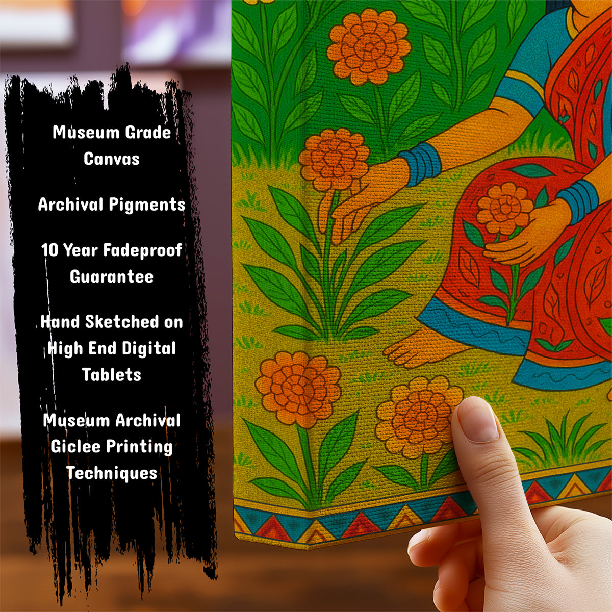 Information about Indian Art Canvas Art Print