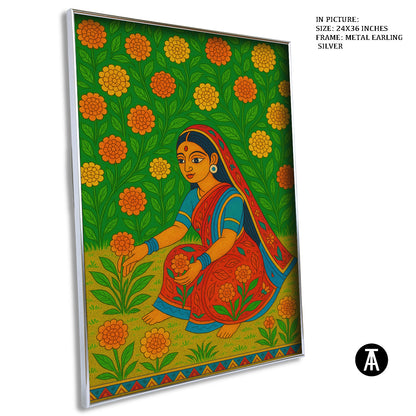 Artwork in Metal Earling Silver Frame
