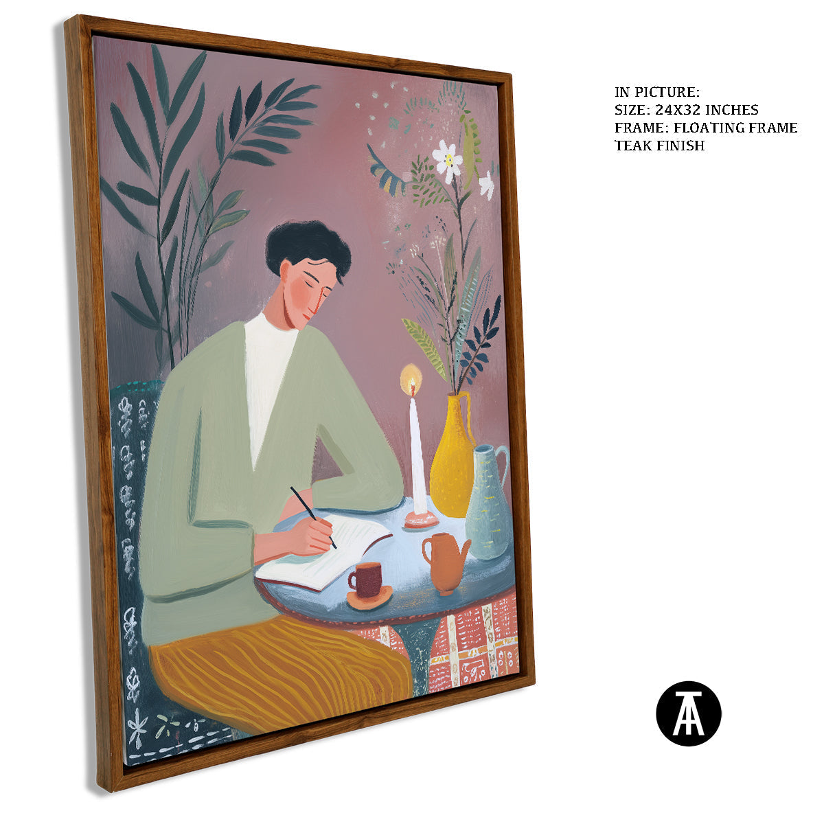 Artwork in Floating Frame