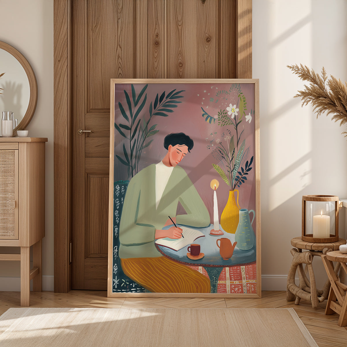 Painting in a Lifestyle Setting