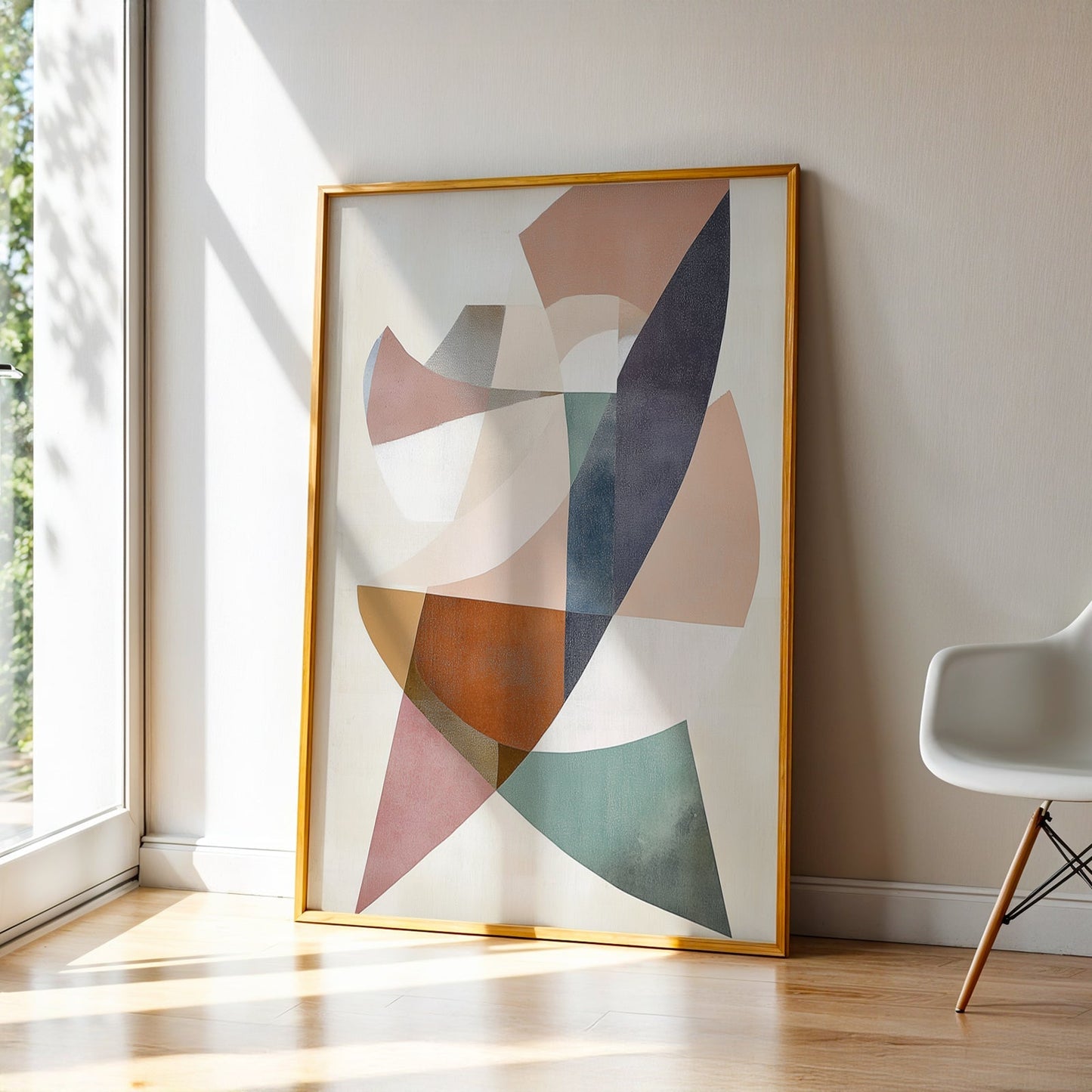 Abstract Art in a Lifestyle Setting Poise by NYC Abstract