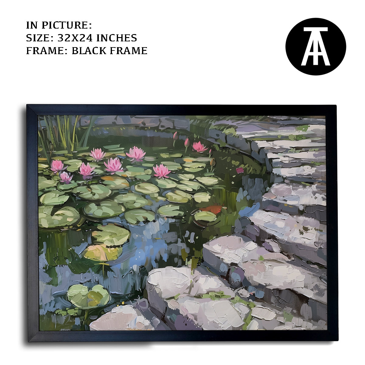Artwork in Metal Earling Silver Frame