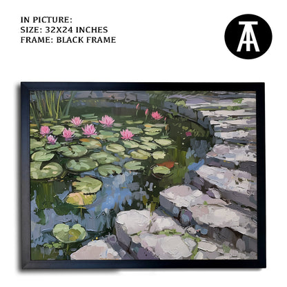 Artwork in Metal Earling Silver Frame