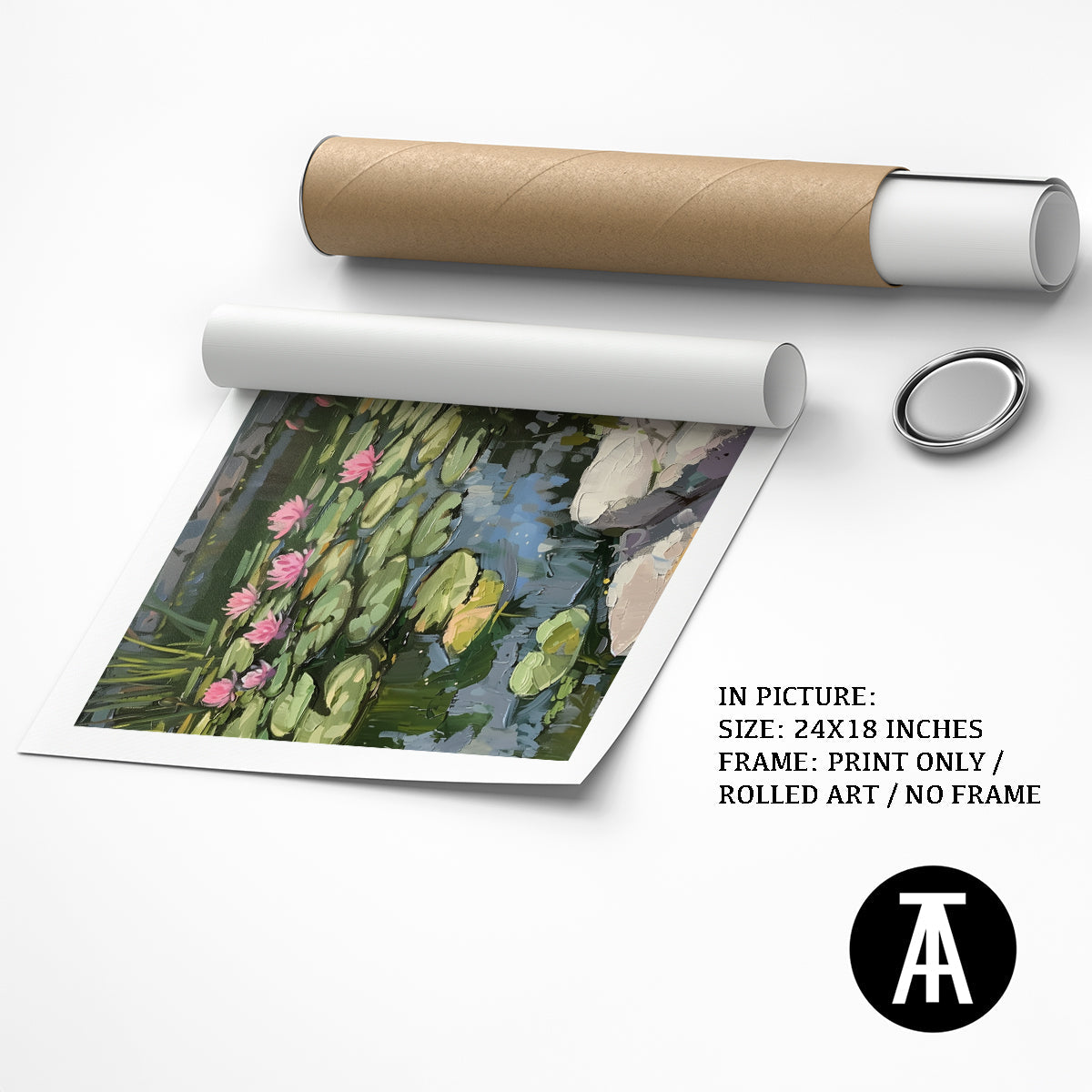 Artwork as Print Only or Rolled Art