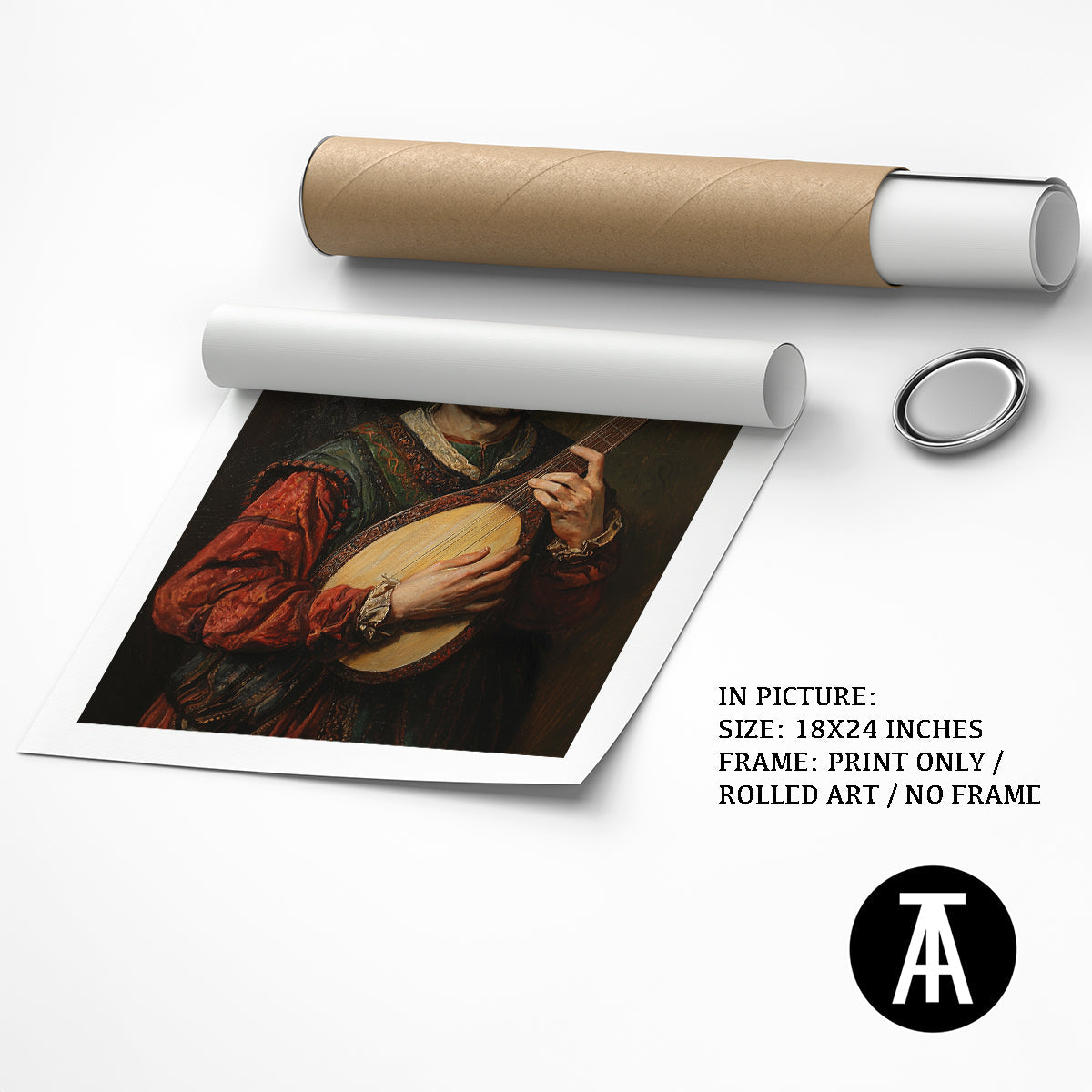 Artwork as Print Only or Rolled Art