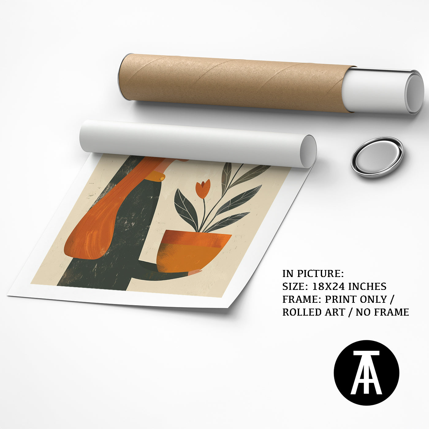 Artwork as Print Only or Rolled Art