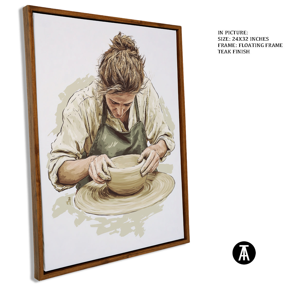 Artwork in Floating Frame