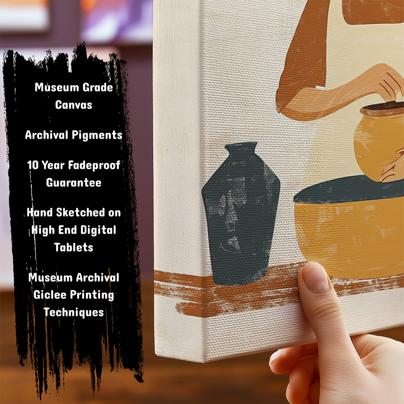 Information about Boho Art Canvas Art Print