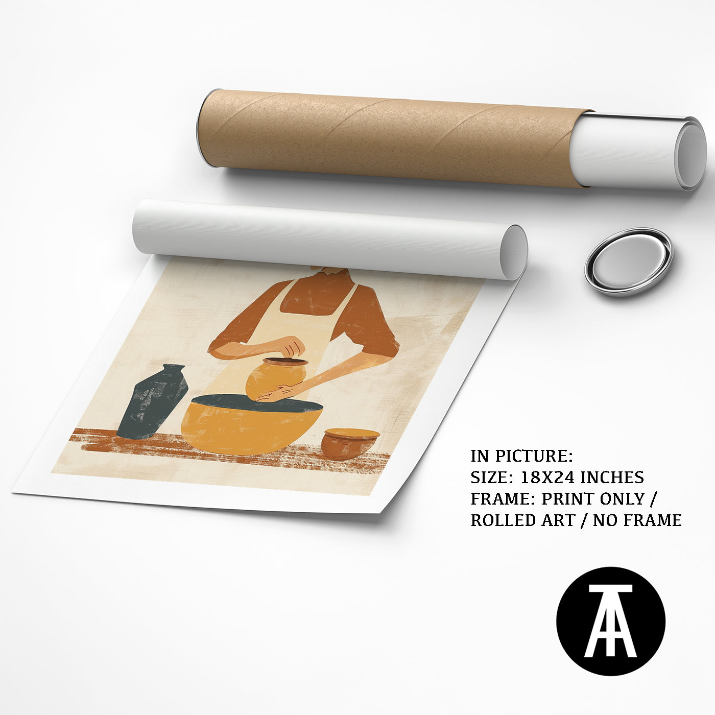 Artwork as Print Only or Rolled Art