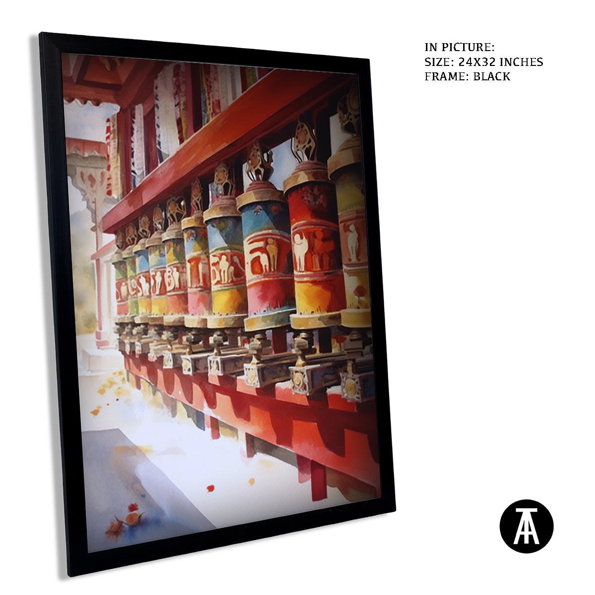 Artwork in Metal Earling Silver Frame