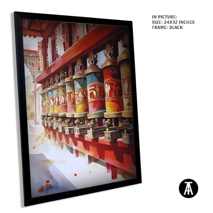 Artwork in Metal Earling Silver Frame