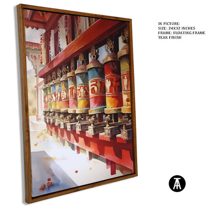 Artwork in Floating Frame