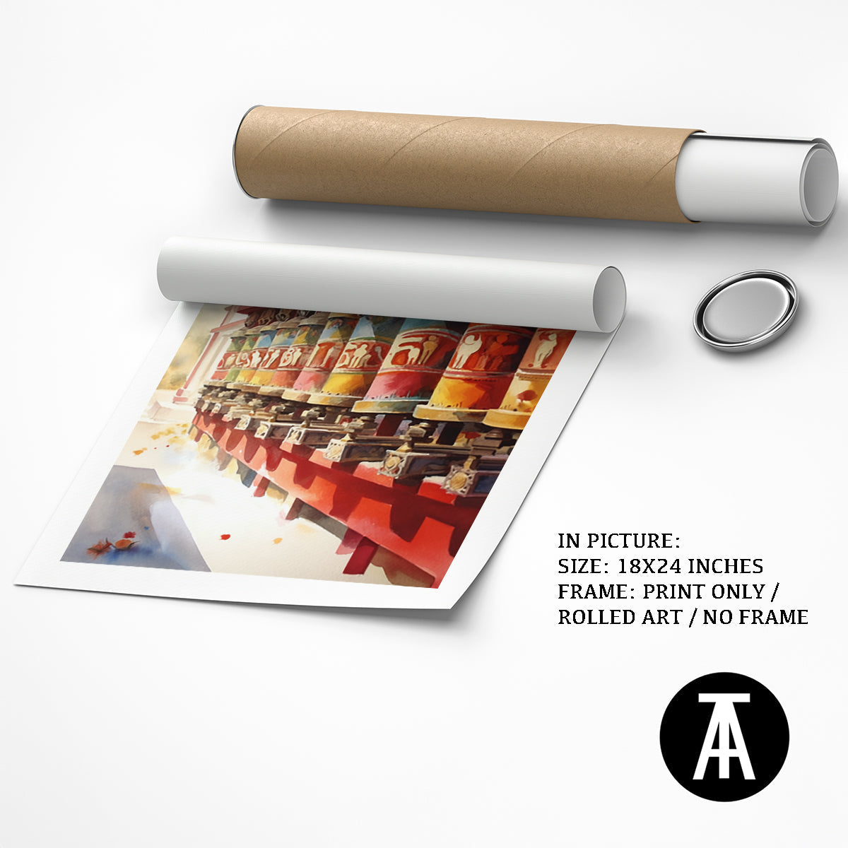 Artwork as Print Only or Rolled Art