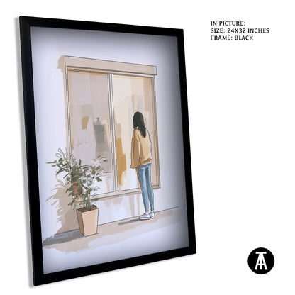 Artwork in Metal Earling Silver Frame