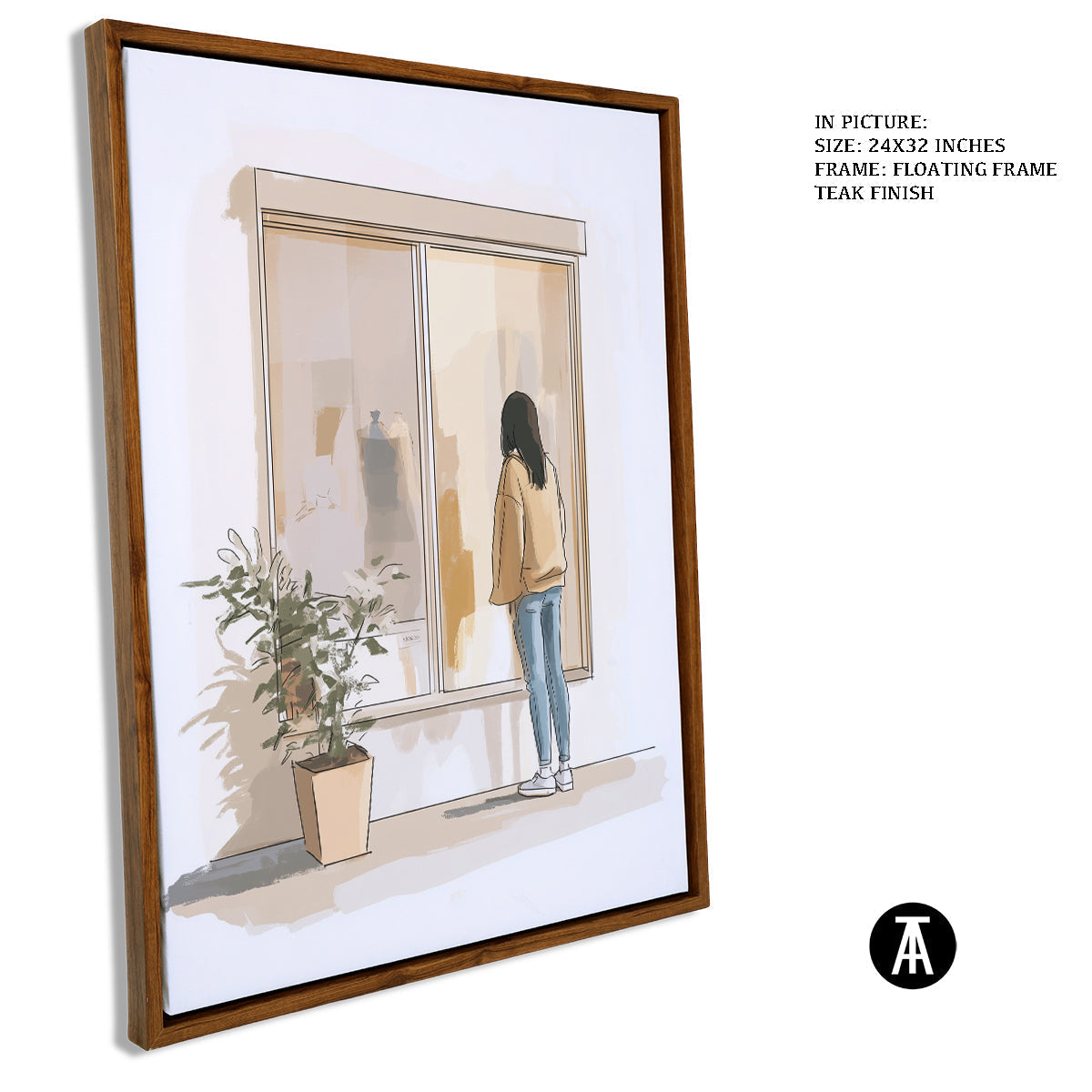 Artwork in Floating Frame