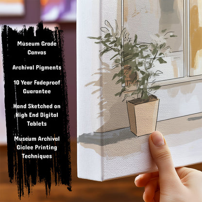 Information about Minimalist Canvas Art Print