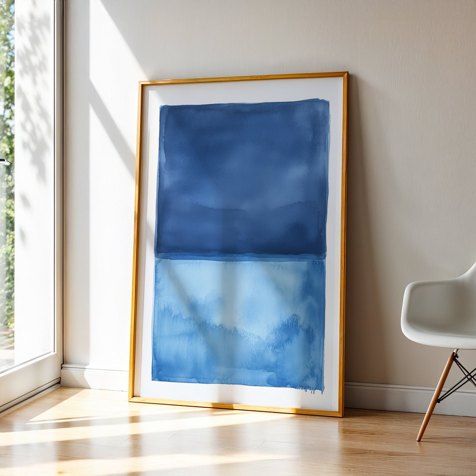 Abstract Art in a Lifestyle Setting Pre Indigo by NYC Abstract