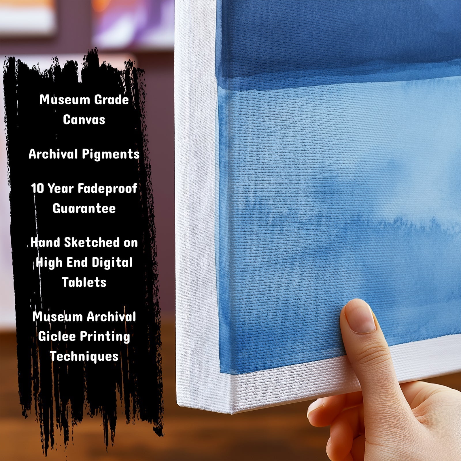Important Features of our Abstract ArtworksPre Indigo by NYC Abstract