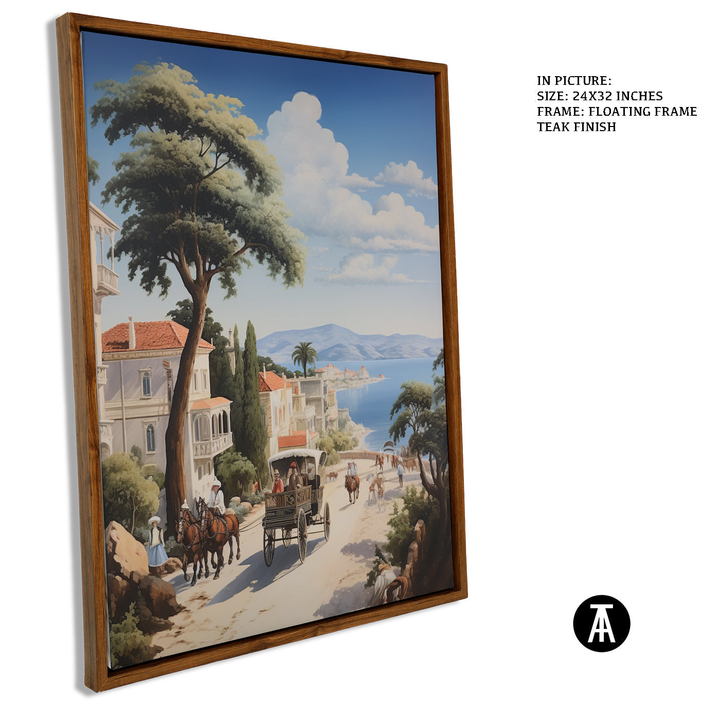 Artwork in Floating Frame