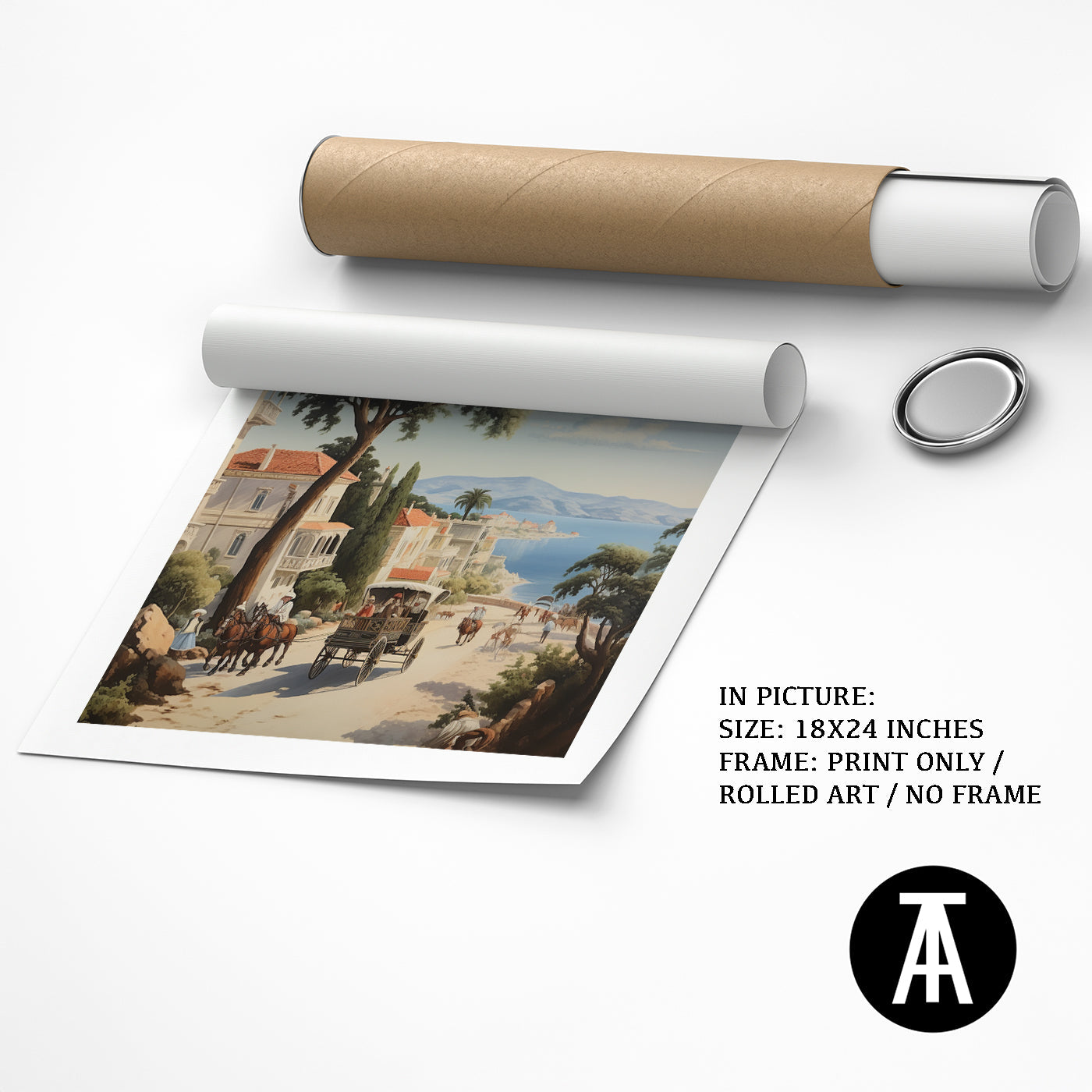 Artwork as Print Only or Rolled Art