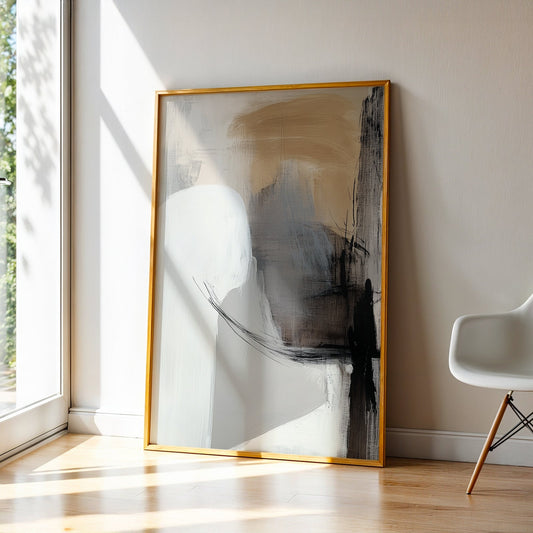 Abstract Art in a Lifestyle Setting Prismatic Dust by NYC Abstract