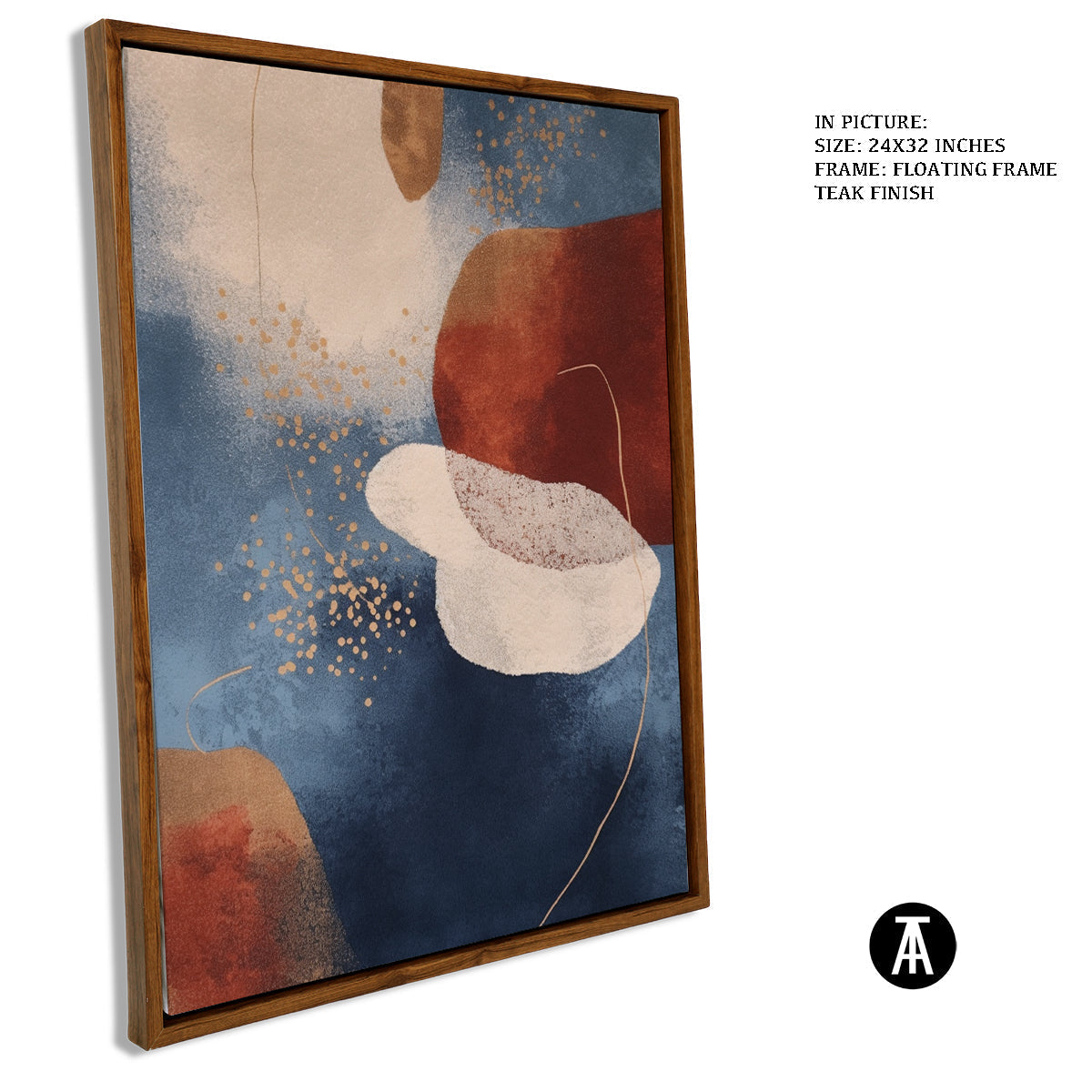 Sample Artwork in Floating Frame