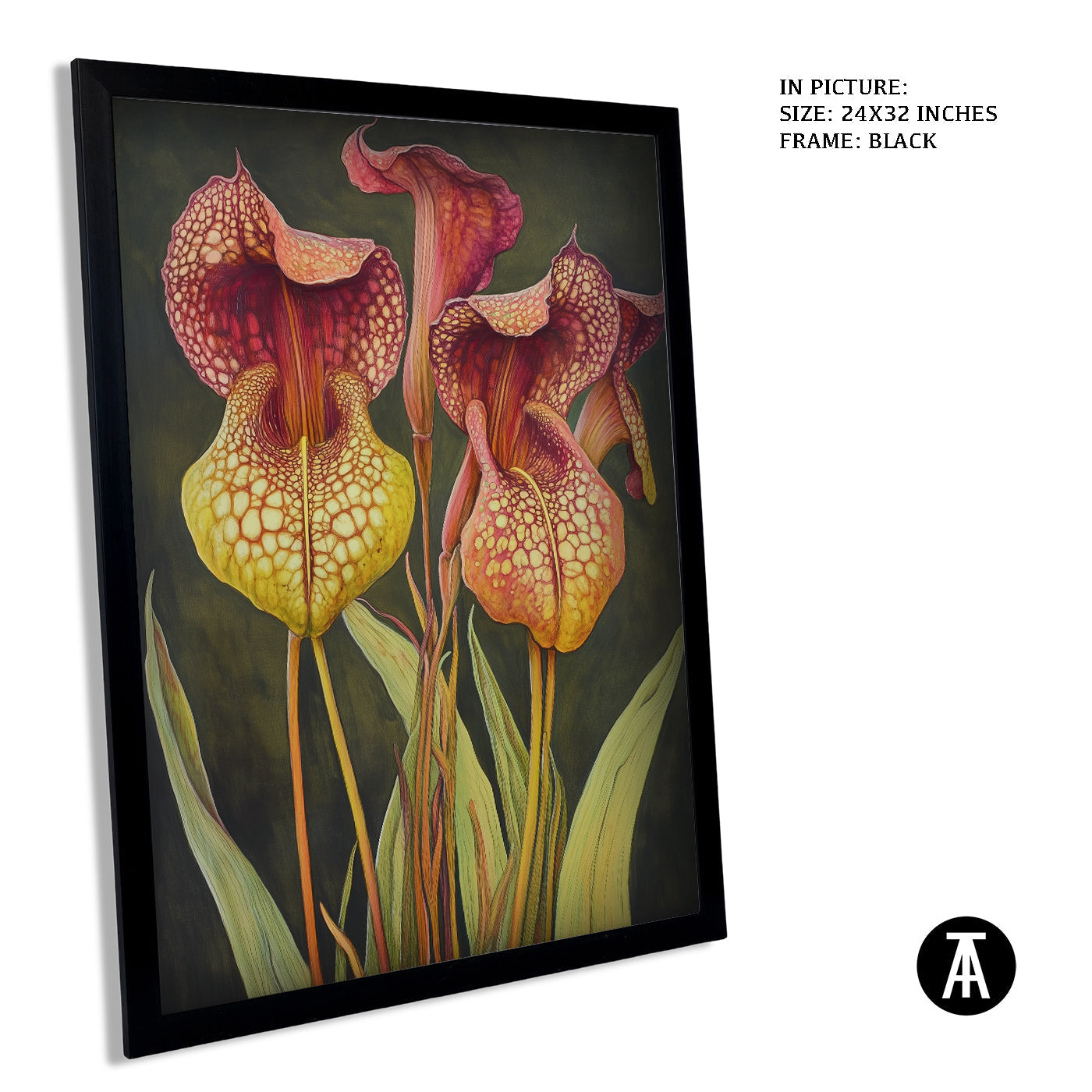 Artwork in Metal Earling Silver Frame