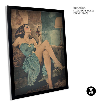 Artwork in Metal Earling Silver Frame