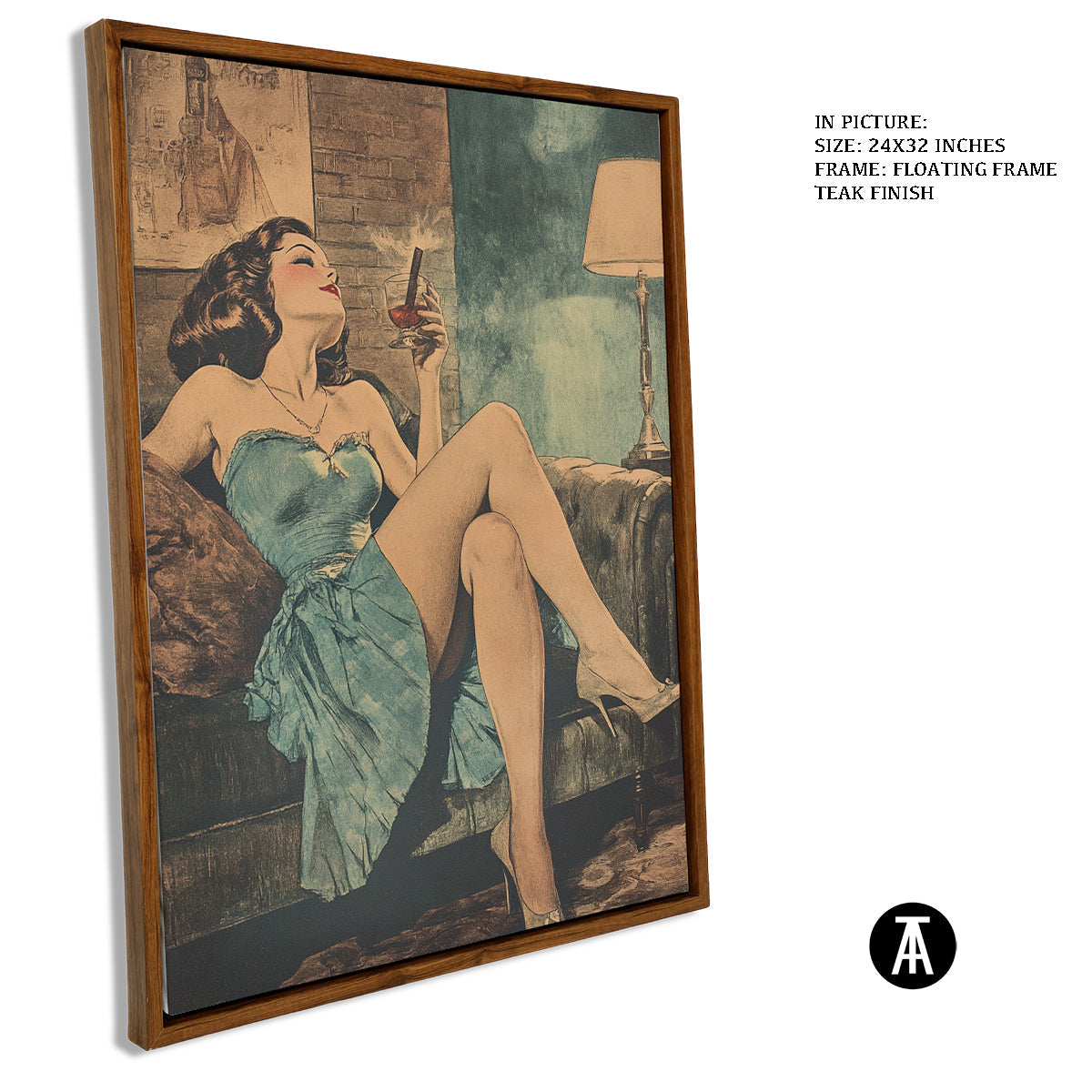 Artwork in Floating Frame