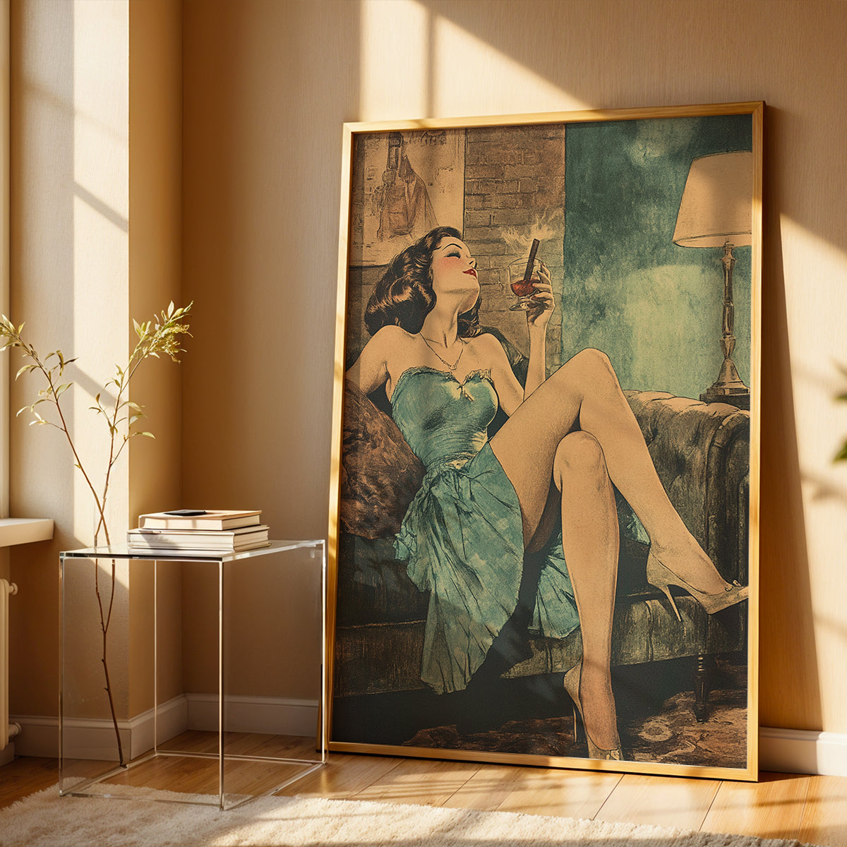Limited Edition Painting in a Lifestyle Setting
