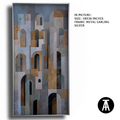 Artwork in Metal Earling Silver Frame