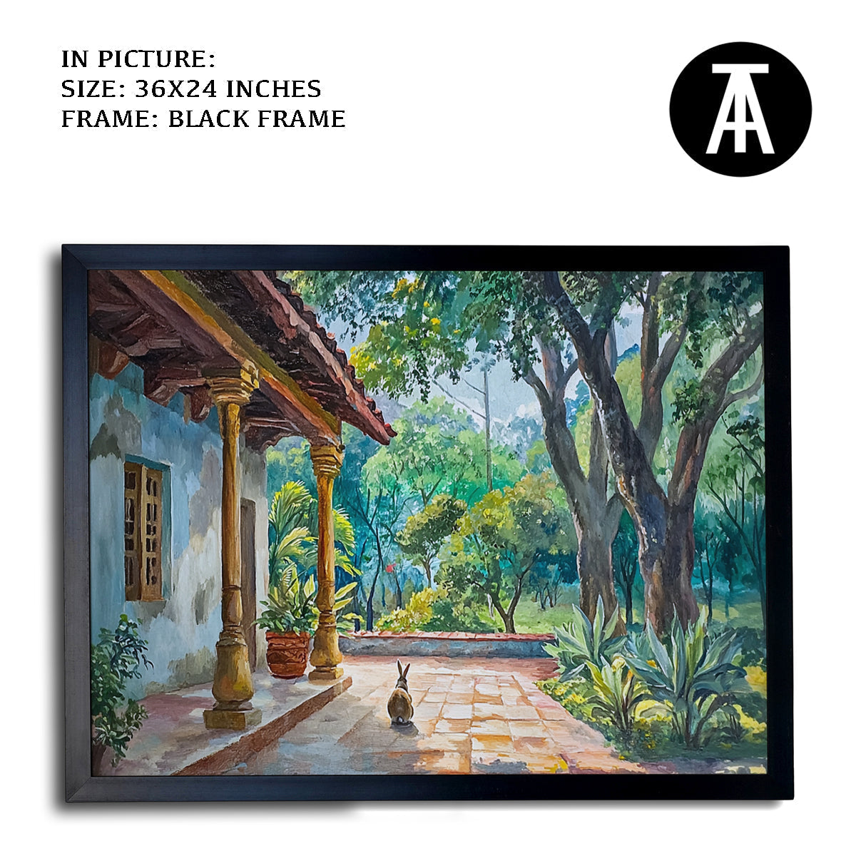 Artwork in Black Frame