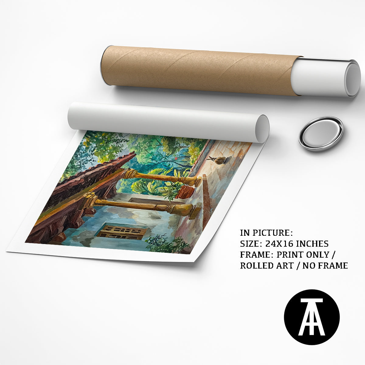 Artwork as Print Only / Rolled Art
