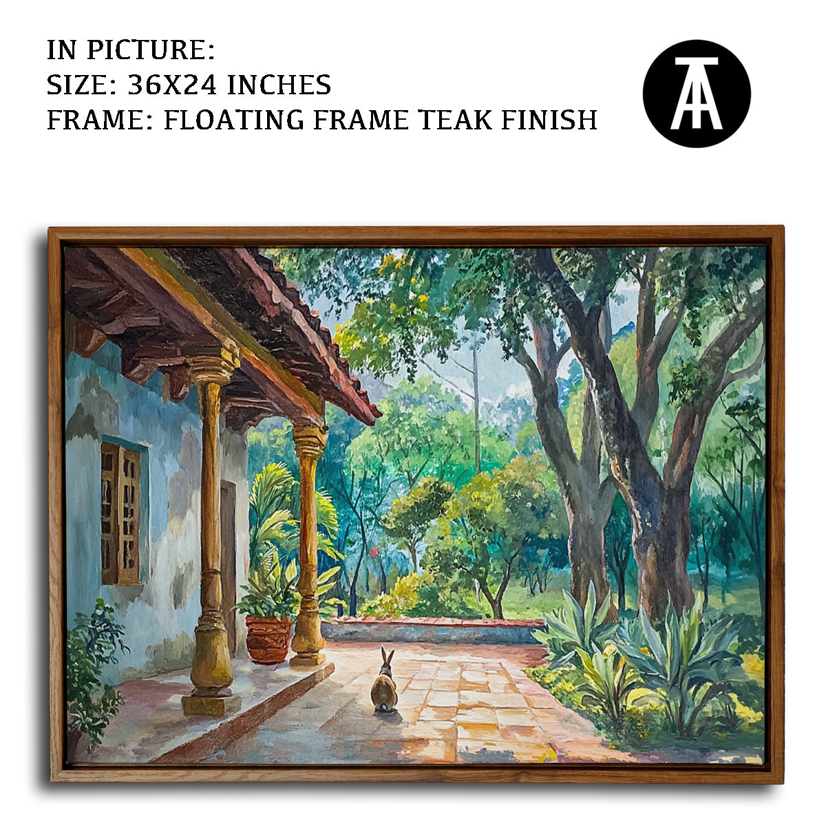 Artwork in Floating Frame