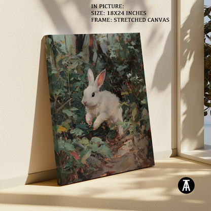 Artwork in Natural Wood Frame