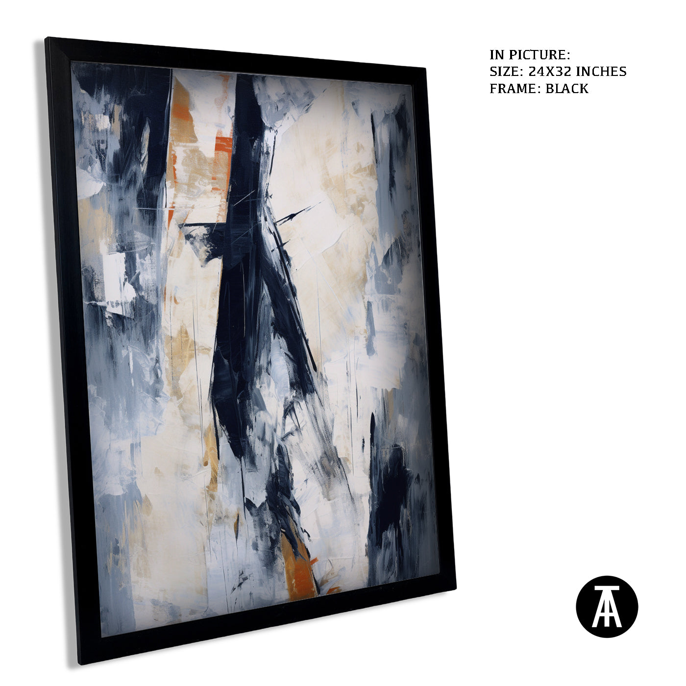 Artwork in Metal Earling Silver Frame