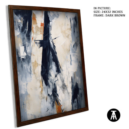 Artwork in Metal Champagne Gold Frame