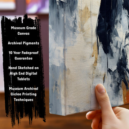 Information about Abstract Canvas Art Print