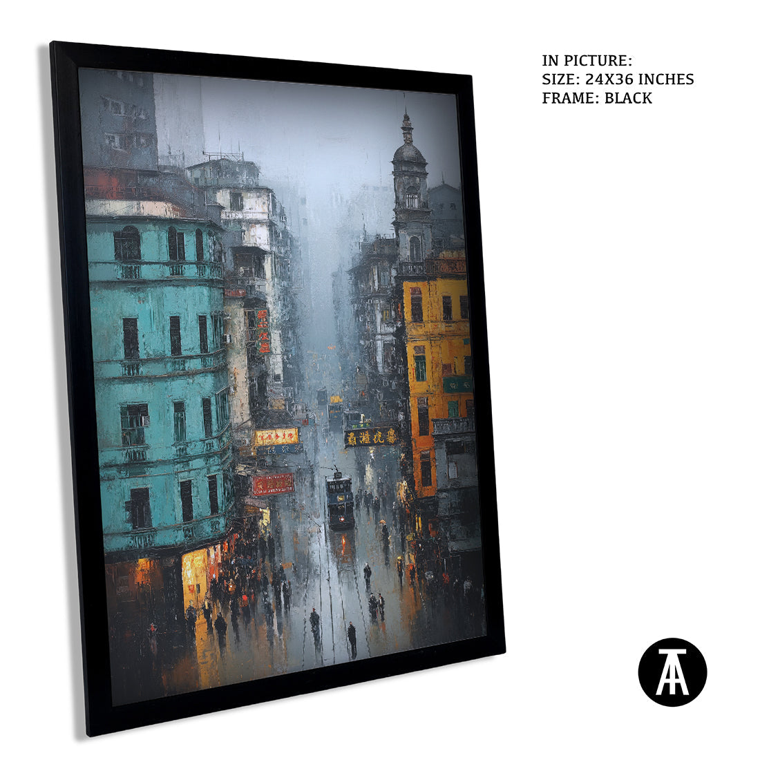 Artwork in Metal Earling Silver Frame