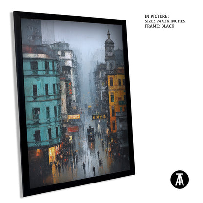 Artwork in Metal Earling Silver Frame
