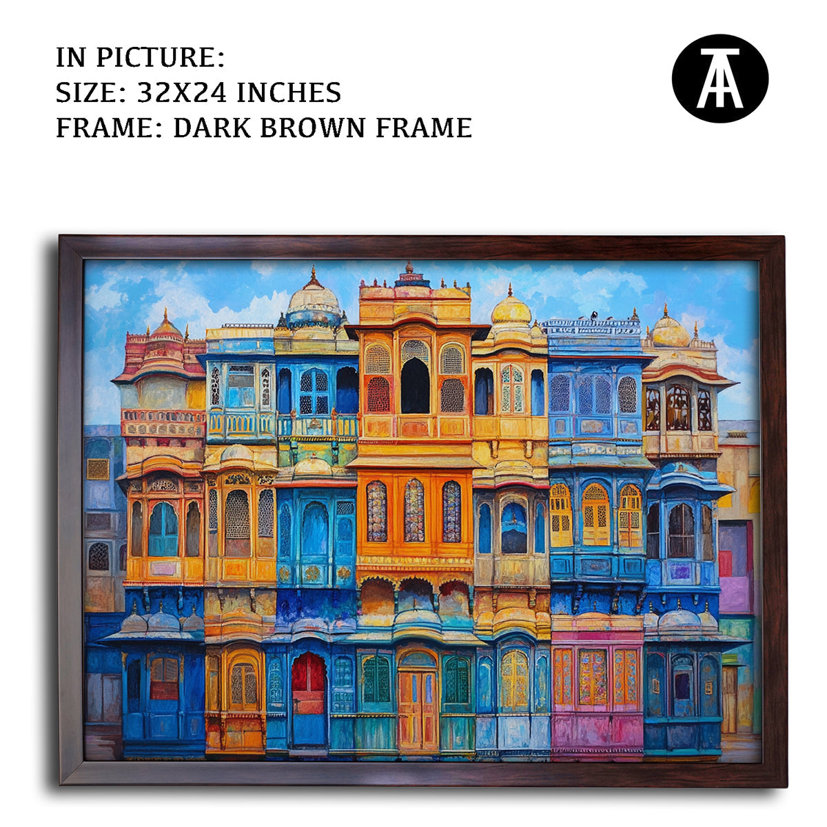 Artwork in Metal Earling Silver Frame