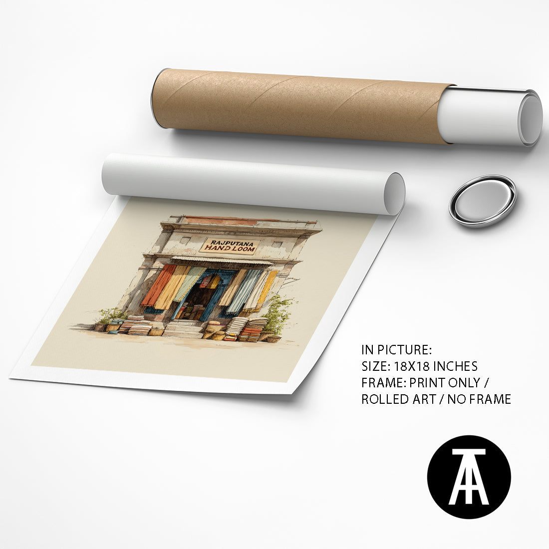 Artwork as Print Only / Rolled Art