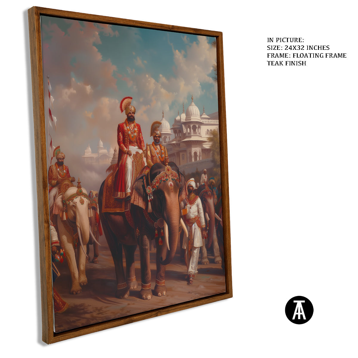 Artwork in Floating Frame