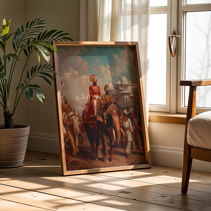 Heritage Indian Painting in a Lifestyle Setting